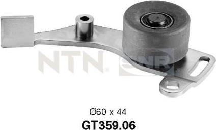 SNR GT359.06 - Spannrolle, Zahnriemen alexcarstop-ersatzteile.com