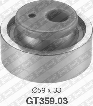 SNR GT359.03 - Spannrolle, Zahnriemen alexcarstop-ersatzteile.com