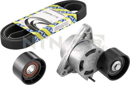 SNR KA855.22 - Keilrippenriemensatz alexcarstop-ersatzteile.com