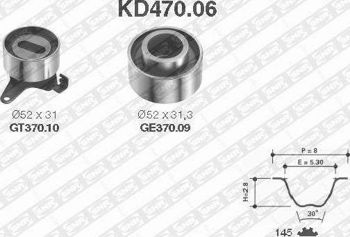 SNR KD470.06 - Zahnriemensatz alexcarstop-ersatzteile.com