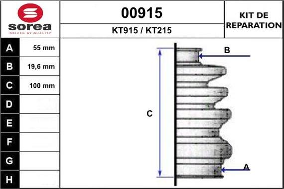 SNRA 00915 - Faltenbalg, Antriebswelle alexcarstop-ersatzteile.com