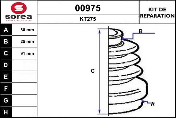 SNRA 00975 - Faltenbalg, Antriebswelle alexcarstop-ersatzteile.com