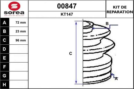 SNRA 00847 - Faltenbalg, Antriebswelle alexcarstop-ersatzteile.com