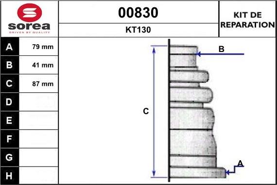 SNRA 00830 - Faltenbalg, Antriebswelle alexcarstop-ersatzteile.com