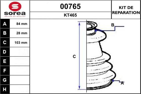 SNRA 00765 - Faltenbalg, Antriebswelle alexcarstop-ersatzteile.com