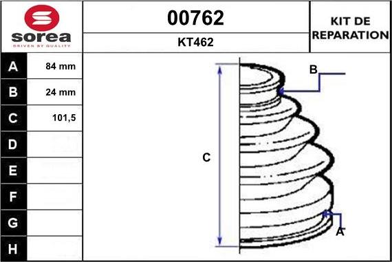 SNRA 00762 - Faltenbalg, Antriebswelle alexcarstop-ersatzteile.com