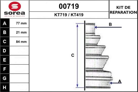 SNRA 00719 - Faltenbalg, Antriebswelle alexcarstop-ersatzteile.com