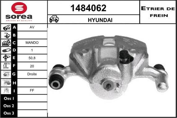 SNRA 1484062 - Bremssattel alexcarstop-ersatzteile.com