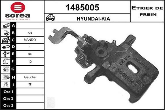 SNRA 1485005 - Bremssattel alexcarstop-ersatzteile.com