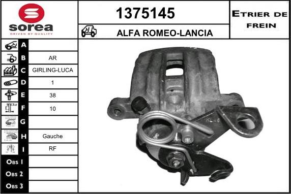 SNRA 1375145 - Bremssattel alexcarstop-ersatzteile.com