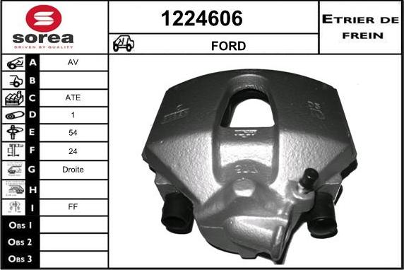 SNRA 1224606 - Bremssattel alexcarstop-ersatzteile.com