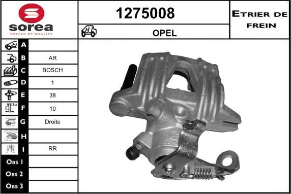 SNRA 1275008 - Bremssattel alexcarstop-ersatzteile.com