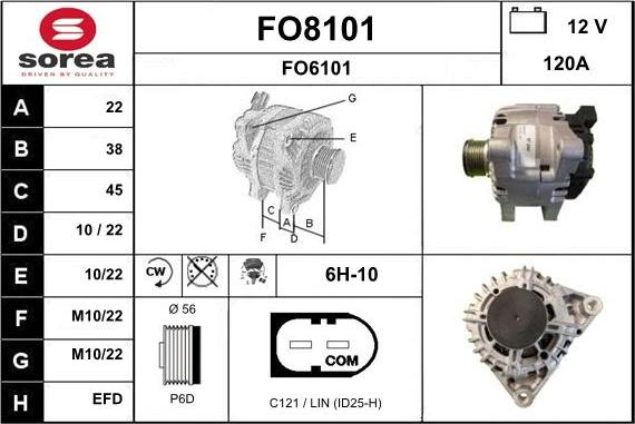 SNRA FO8101 - Generator alexcarstop-ersatzteile.com