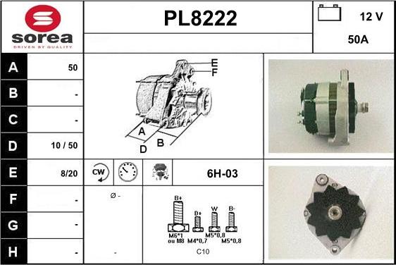 SNRA PL8222 - Generator alexcarstop-ersatzteile.com