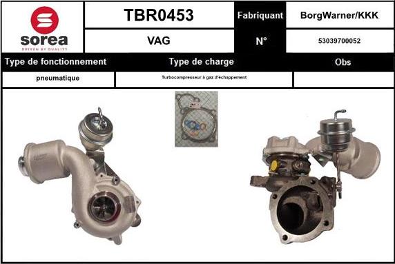 SNRA TBR0453 - Lader, Aufladung alexcarstop-ersatzteile.com