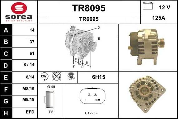 SNRA TR8095 - Generator alexcarstop-ersatzteile.com