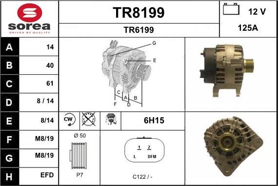 SNRA TR8199 - Generator alexcarstop-ersatzteile.com