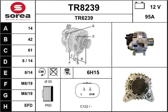 SNRA TR8239 - Generator alexcarstop-ersatzteile.com