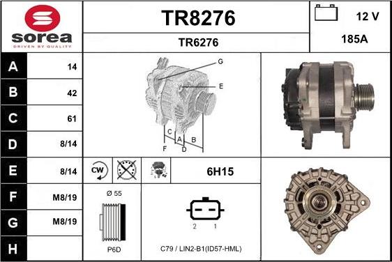 SNRA TR8276 - Generator alexcarstop-ersatzteile.com