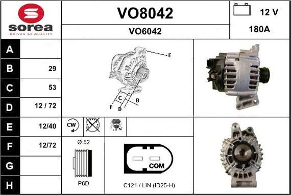 SNRA VO8042 - Generator alexcarstop-ersatzteile.com