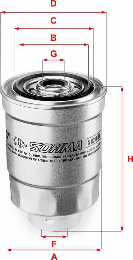 Sofima S 9310 NR - Kraftstofffilter alexcarstop-ersatzteile.com