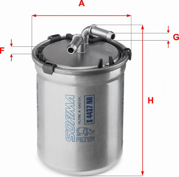 Sofima S 4437 NR - Kraftstofffilter alexcarstop-ersatzteile.com