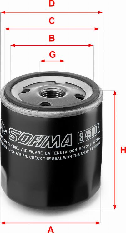 Sofima S 4500 R - Ölfilter alexcarstop-ersatzteile.com