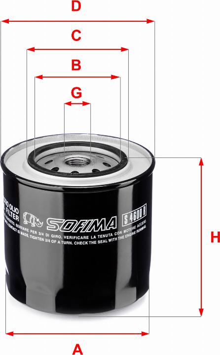 Sofima S 4600 R - Ölfilter alexcarstop-ersatzteile.com