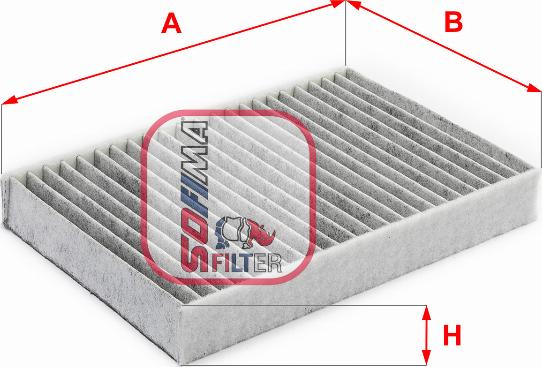 Sofima S 4196 CA - Filter, Innenraumluft alexcarstop-ersatzteile.com