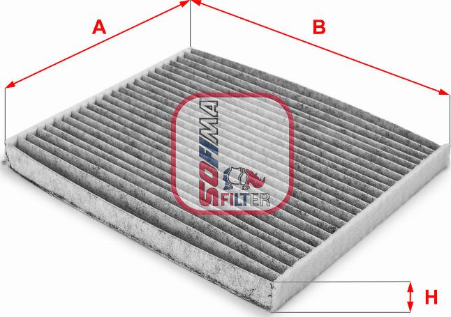 Sofima S 4162 CA - Filter, Innenraumluft alexcarstop-ersatzteile.com