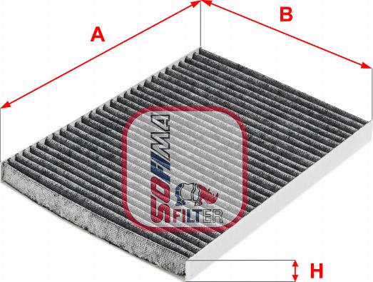 Sofima S 4239 CA - Filter, Innenraumluft alexcarstop-ersatzteile.com