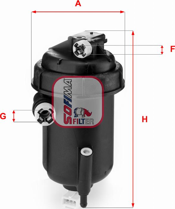 Sofima S 5143 GC - Kraftstofffilter alexcarstop-ersatzteile.com