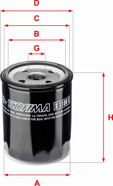 Sofima S 1100 R - Ölfilter alexcarstop-ersatzteile.com