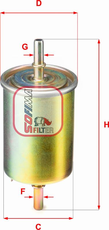 Sofima S 1850 B - Kraftstofffilter alexcarstop-ersatzteile.com