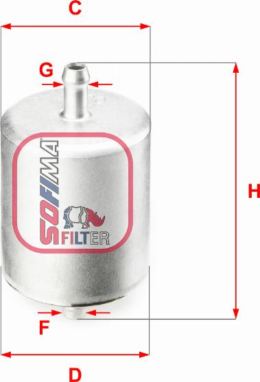 Sofima S 1760 B - Kraftstofffilter alexcarstop-ersatzteile.com