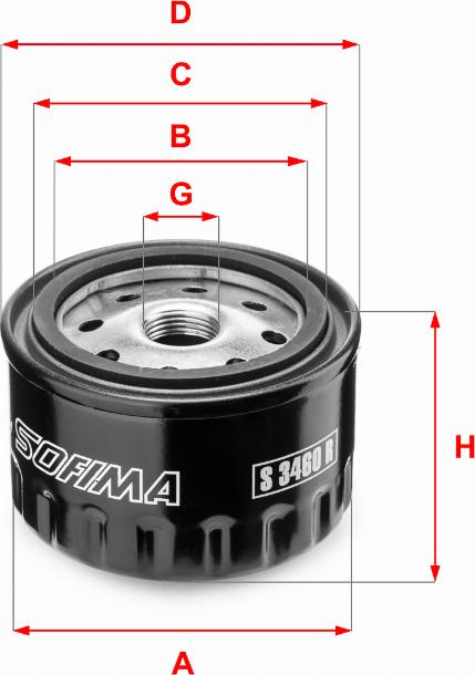 Sofima S 3460 R - Ölfilter alexcarstop-ersatzteile.com