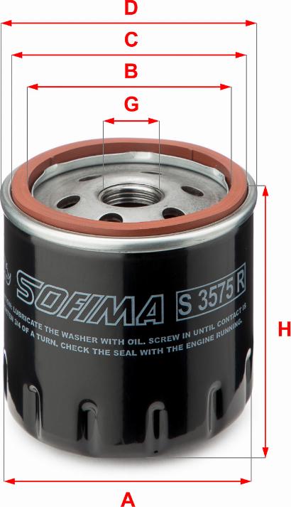 Sofima S 3575 R - Ölfilter alexcarstop-ersatzteile.com