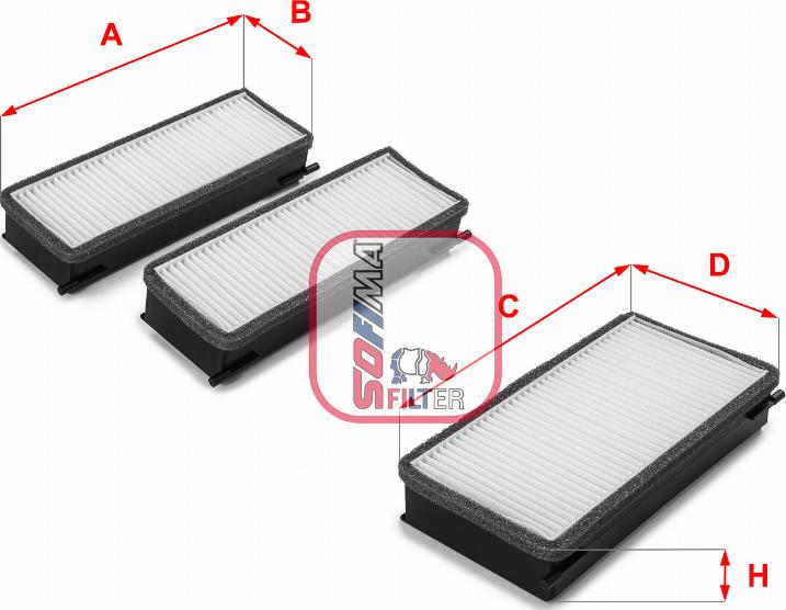 Sofima S 3070 C - Filter, Innenraumluft alexcarstop-ersatzteile.com