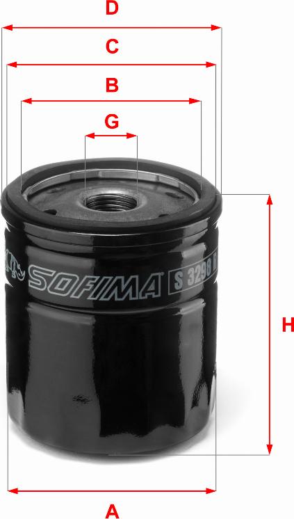 Sofima S 3298 R - Ölfilter alexcarstop-ersatzteile.com