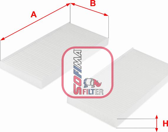 Sofima S 3259 C - Filter, Innenraumluft alexcarstop-ersatzteile.com