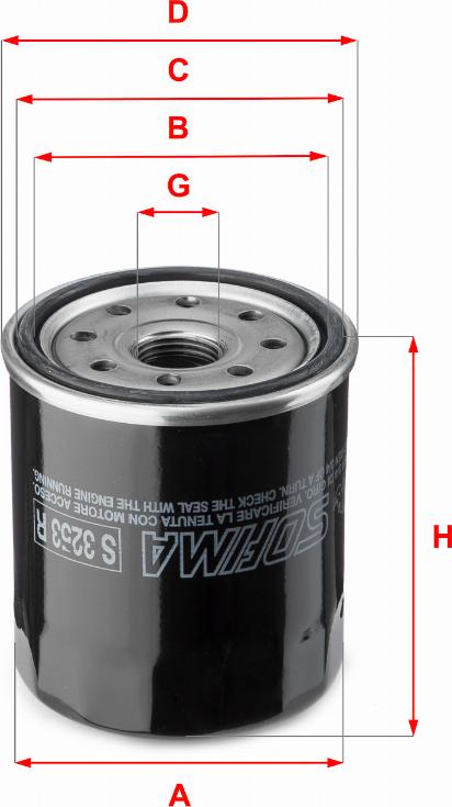 Sofima S 3253 R - Ölfilter alexcarstop-ersatzteile.com