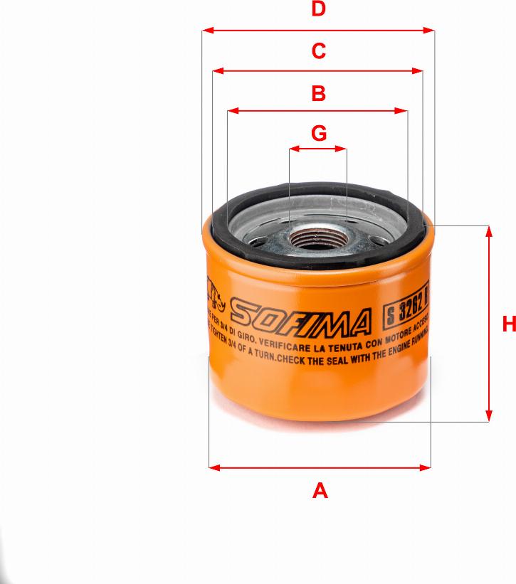 Sofima S 3262 R - Ölfilter alexcarstop-ersatzteile.com