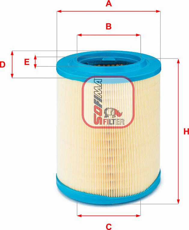 Sofima S 7606 A - Luftfilter alexcarstop-ersatzteile.com