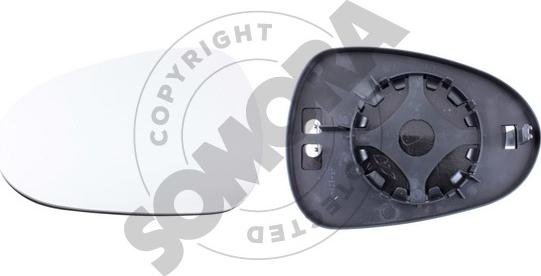 Somora 280656G - Spiegelglas, Außenspiegel alexcarstop-ersatzteile.com