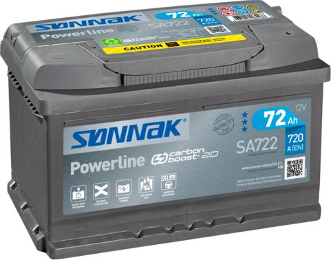 Sonnak SA722 - Starterbatterie alexcarstop-ersatzteile.com