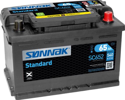 Sonnak SC652 - Starterbatterie alexcarstop-ersatzteile.com