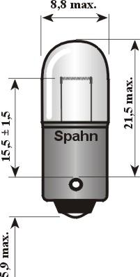 Spahn Glühlampen 4504 - Glühlampe, Hauptscheinwerfer alexcarstop-ersatzteile.com