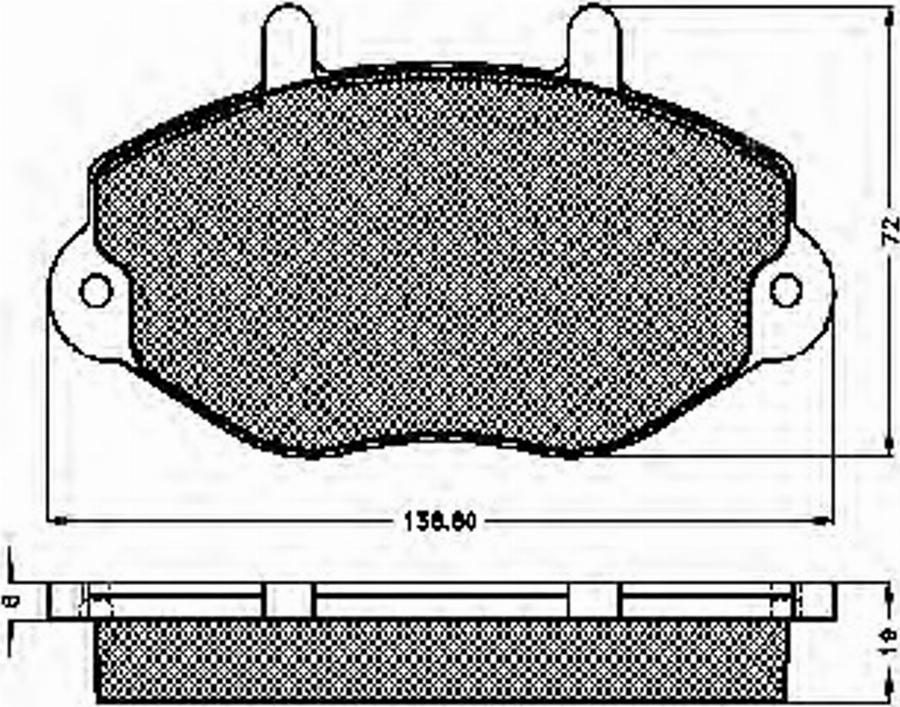 Spidan 30959 - Bremsbelagsatz, Scheibenbremse alexcarstop-ersatzteile.com