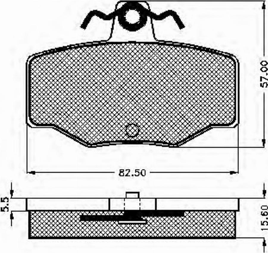 Spidan 30954 - Bremsbelagsatz, Scheibenbremse alexcarstop-ersatzteile.com