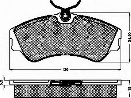 Spidan 30956 - Bremsbelagsatz, Scheibenbremse alexcarstop-ersatzteile.com